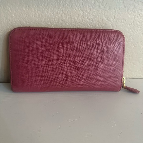 PRADA Saffiano Long Zip Wallet - Picture 7 of 12